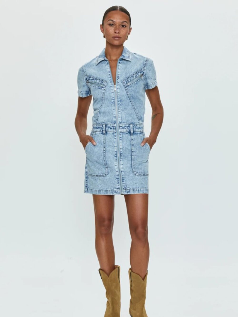 Pistola Denim Brix Mini Dress Meridian NWT
